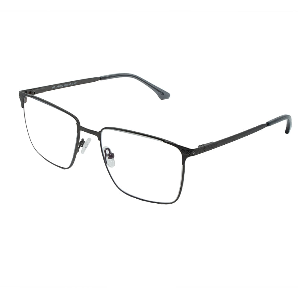 Armação para Óculos de Grau Masculino Hit 2 8008 Gun Metal