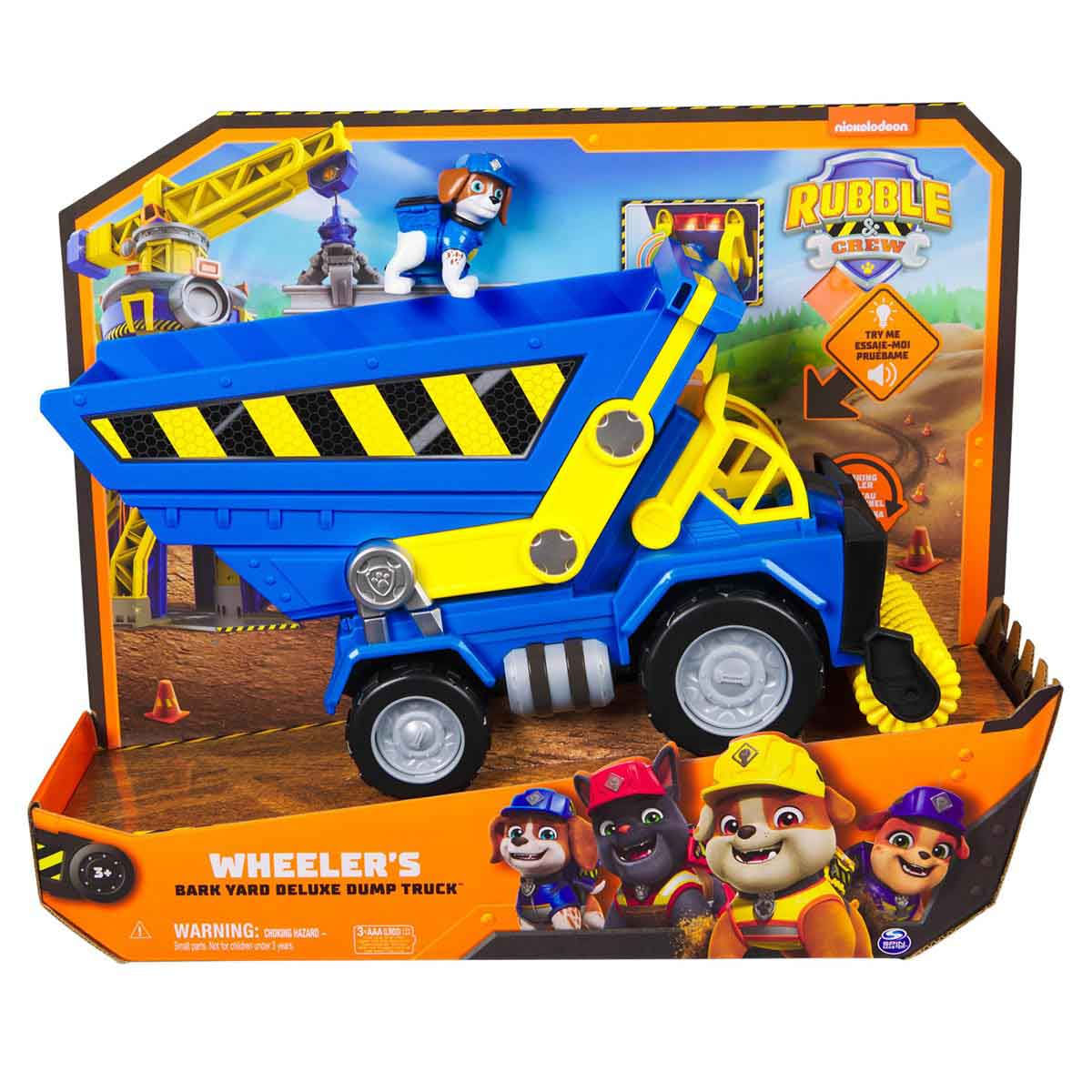 Caminhão Basculante Deluxe Com Boneco Wheeler - Rubble E Sua Turma