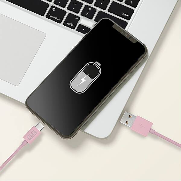 Foto 3 de Cabo USB-A para USB-C, 1m, Rosa, 2Plug - CX 1 UN
