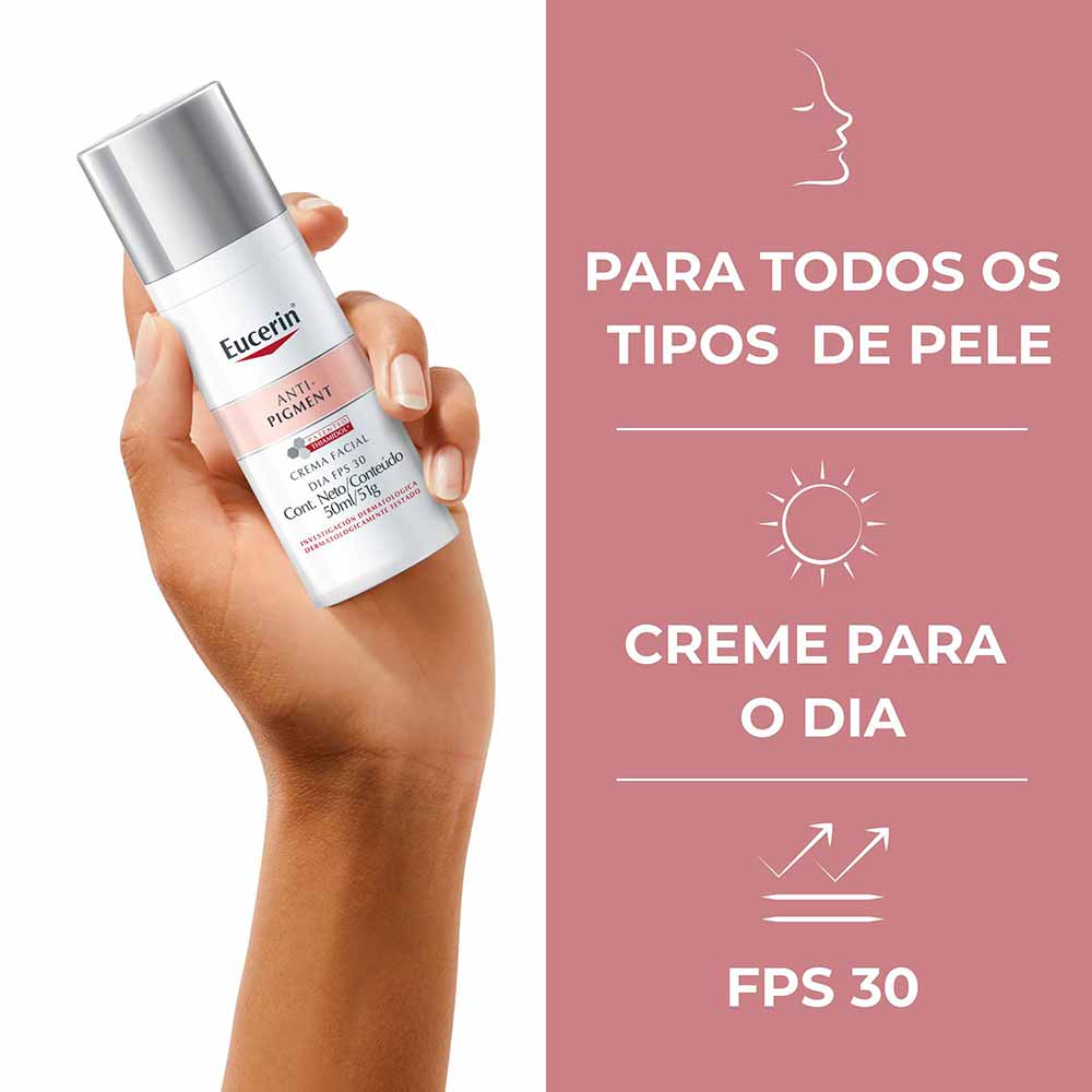 Foto 4 de Eucerin Anti-pigment Clareador Creme Facial Dia FPS 30 — 50ml