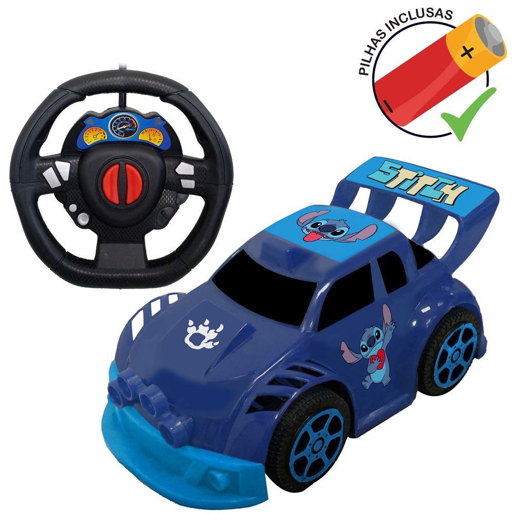 Carro de Controle Remoto Stitch 3 Funções - Candide