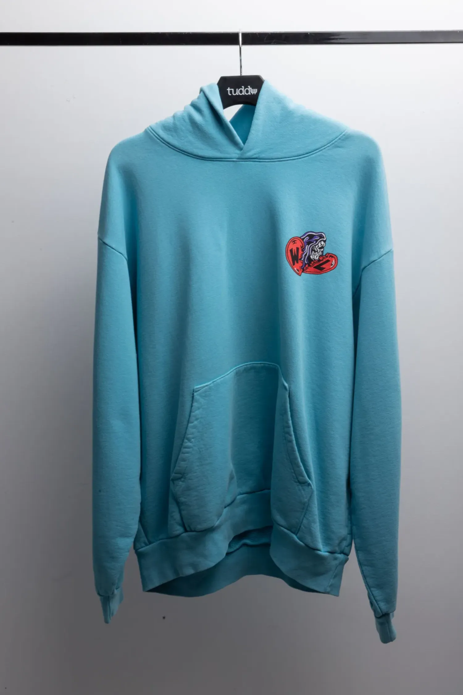 Moletom Warren Lotas Broken Heart Reaper Blue — XG, Novo