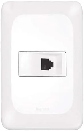 TOMADA TELEFONE RJ11 4X2 - PIAL