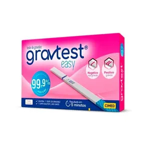 Teste Gravidez Gravtest Easy 99,9% Precisão