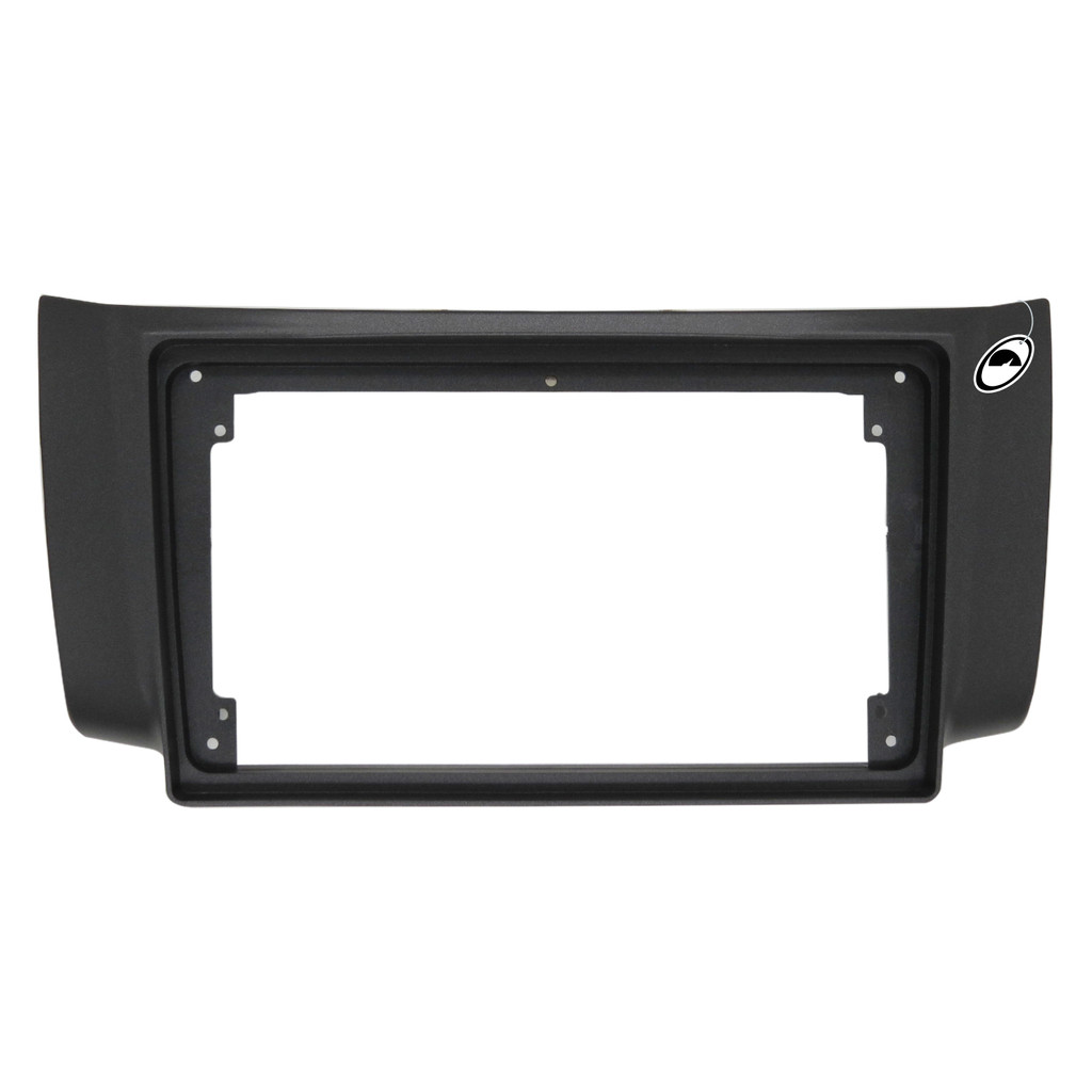 Moldura de Painel 2 Din 9 Polegadas Sentra 2014 a 2020 Cinza