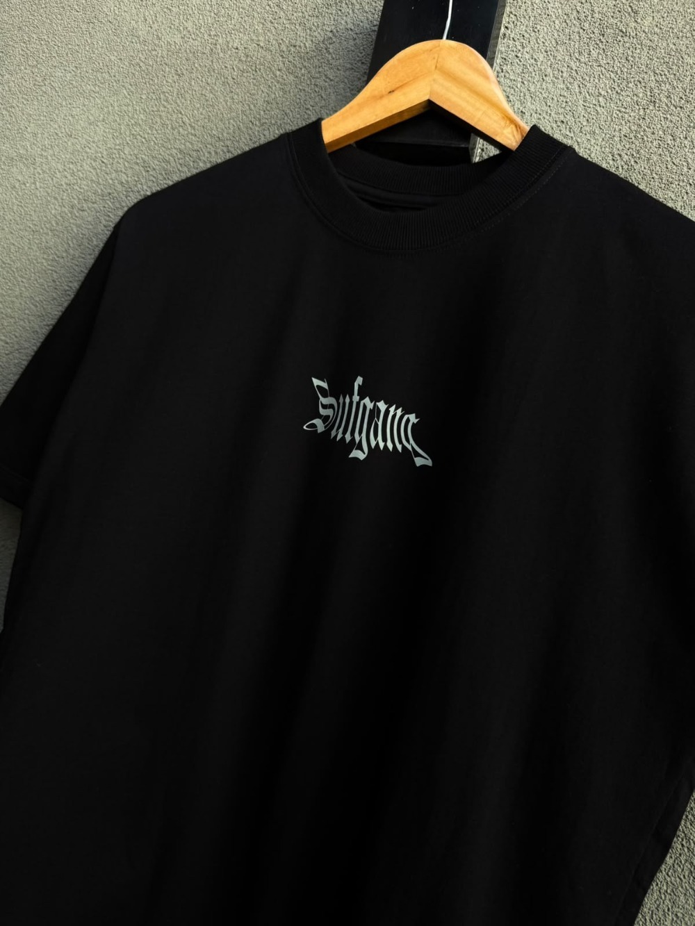 Camiseta Sufgang Basic Preto — P / M / G / XG / XXG, Novo