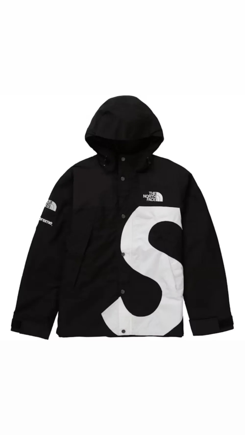 The North Face x Supreme Jaqueta S Logo Mountain Black — P / M / XG, Novo