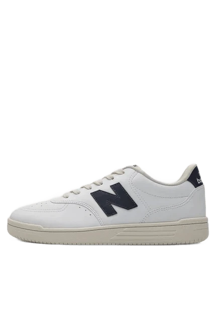 Tênis New Balance BB80 Branco e Azul-Marinho