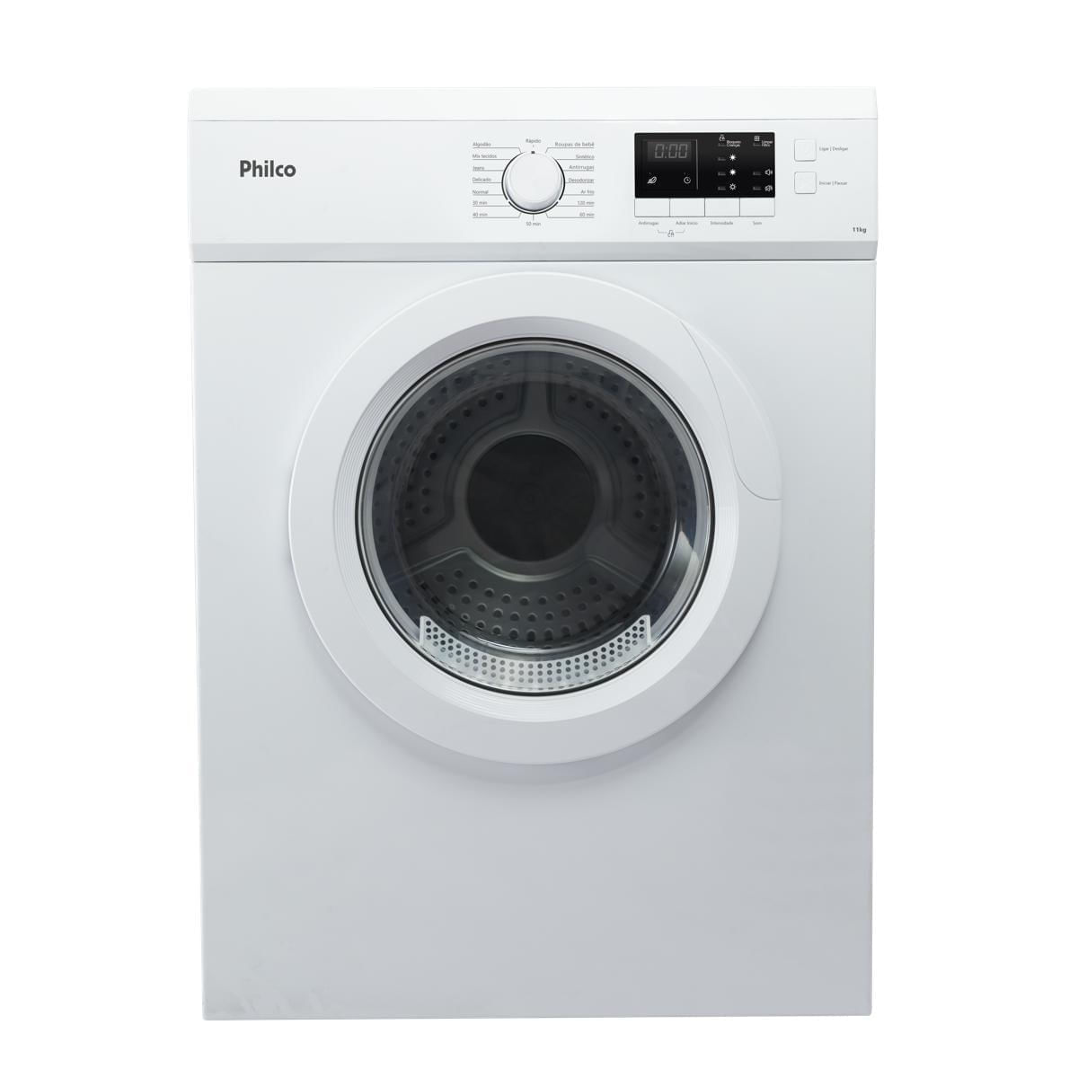 Secadora de Roupas 11Kg Philco 16 Programas Branco PSEC5000 220