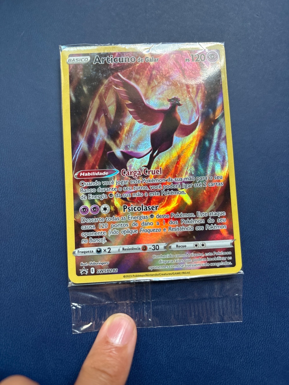 Articuno de Galar (SWSH282) Espada e Escudo Promos Pokémon TCG — Near Mint, Novo