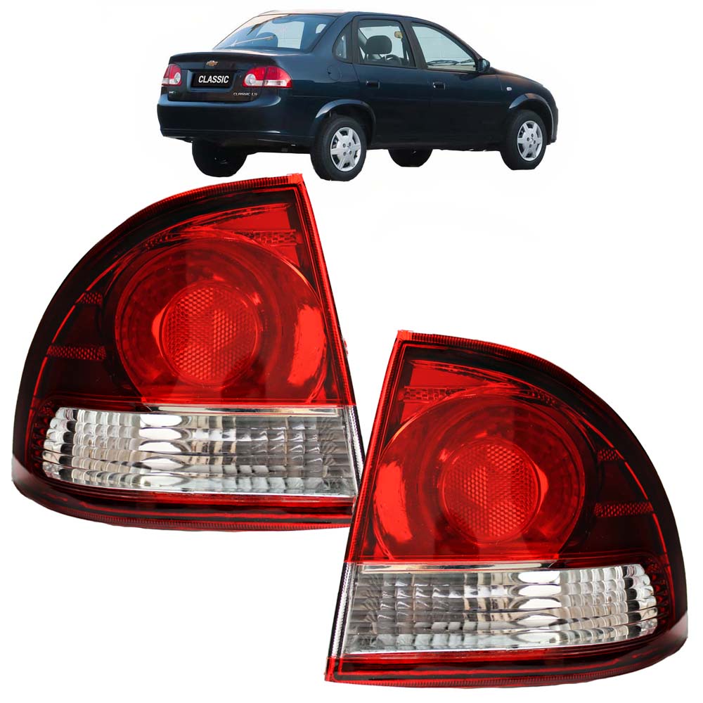 PAR Lanterna Traseira Corsa Classic 2011 2012 2013 2014 2015 2016 Canto
