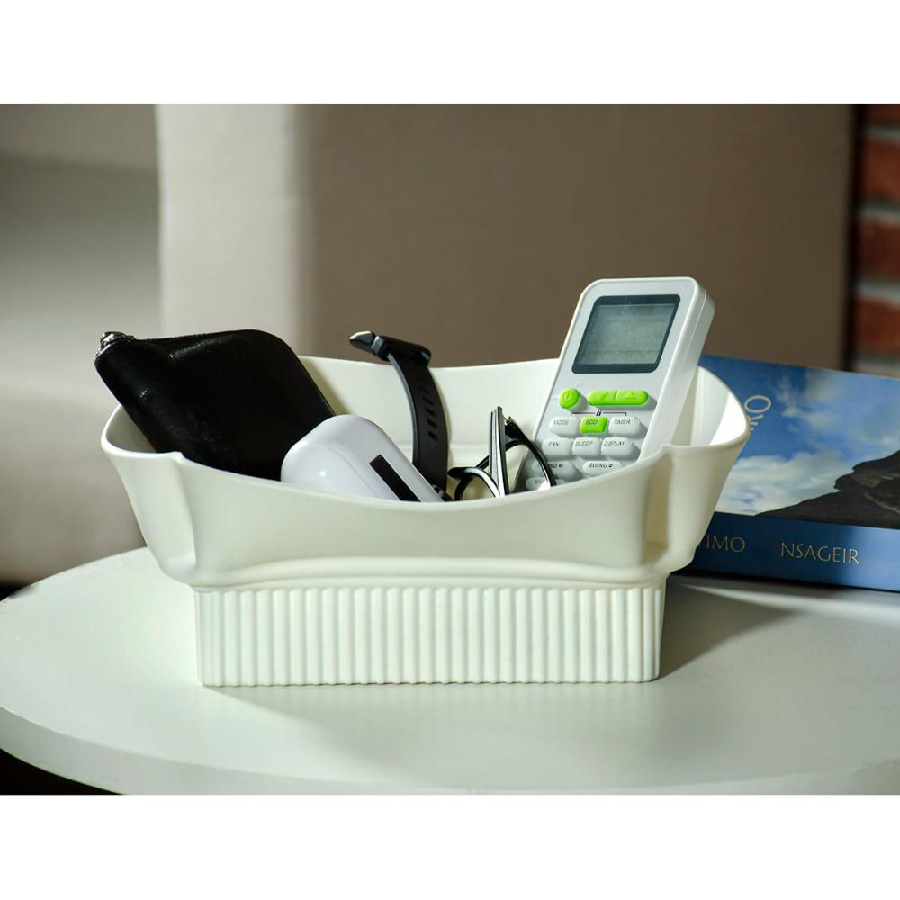 Foto 3 de Cesto Vaso Multiuso Silicone Flexível Casa Branco Silikomart