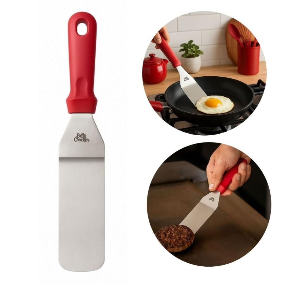 Espátula Flexível Churrasco Chapa Grelhados Betty Crocker