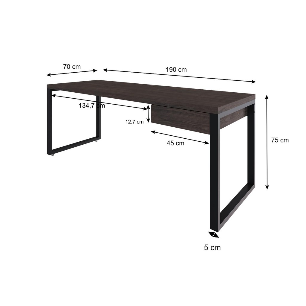 Foto 2 de Mesa Presidente C/01 Gav. 190x70x75cm Yon