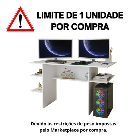 Escrivaninha Estilo Industrial para Estudo e Trabalho