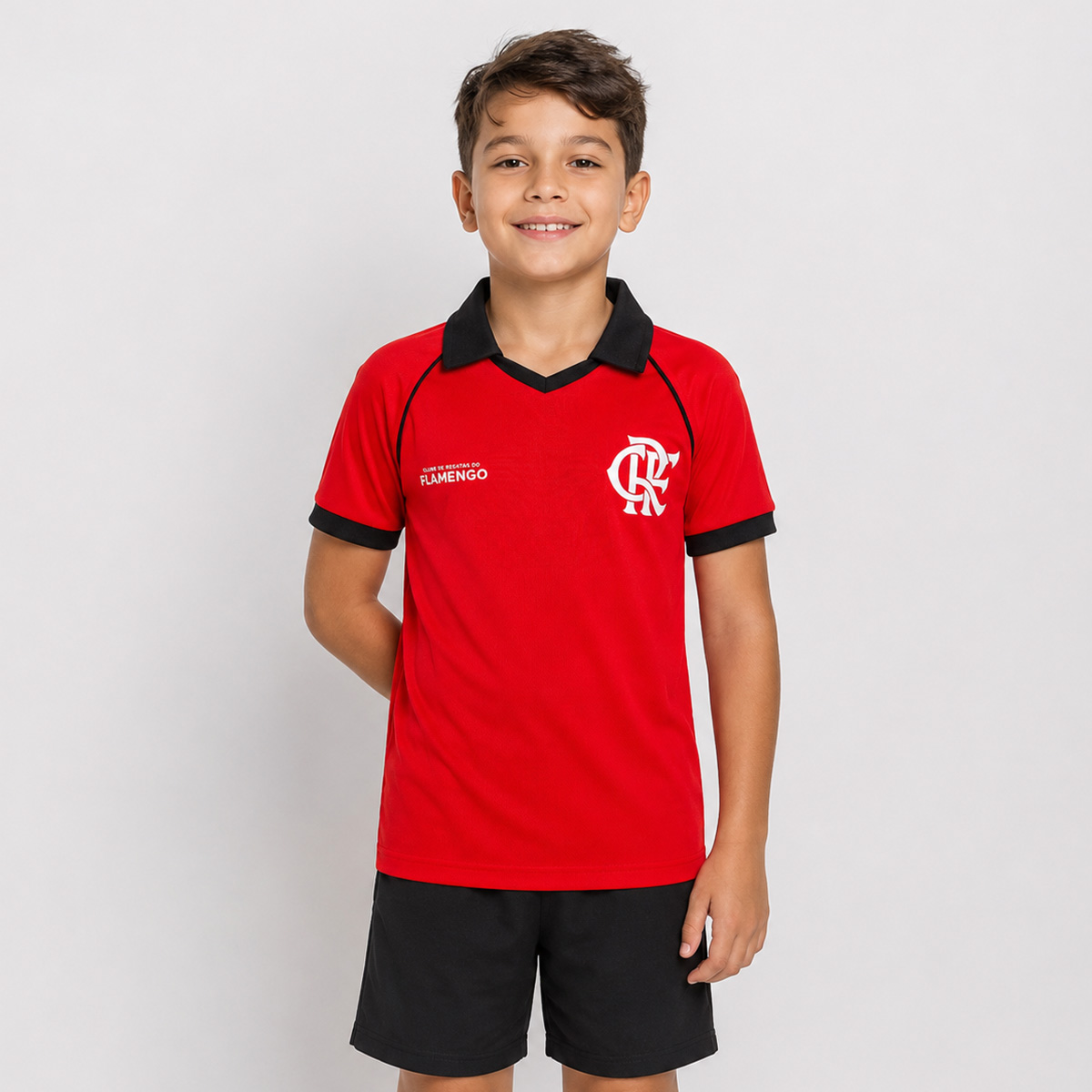 Camisa Flamengo Rufar Infantil Vermelha