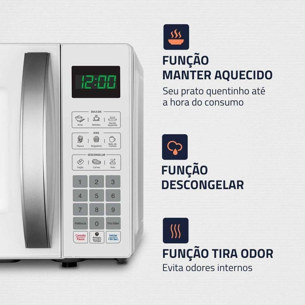 Foto 3 de Micro-ondas Mondial 21L MO-01-21-W Branco 220V