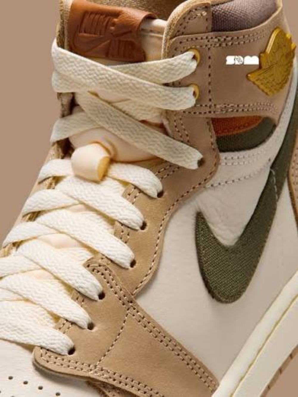 Air Jordan 1 High OG Khaki Sail — 38, Novo