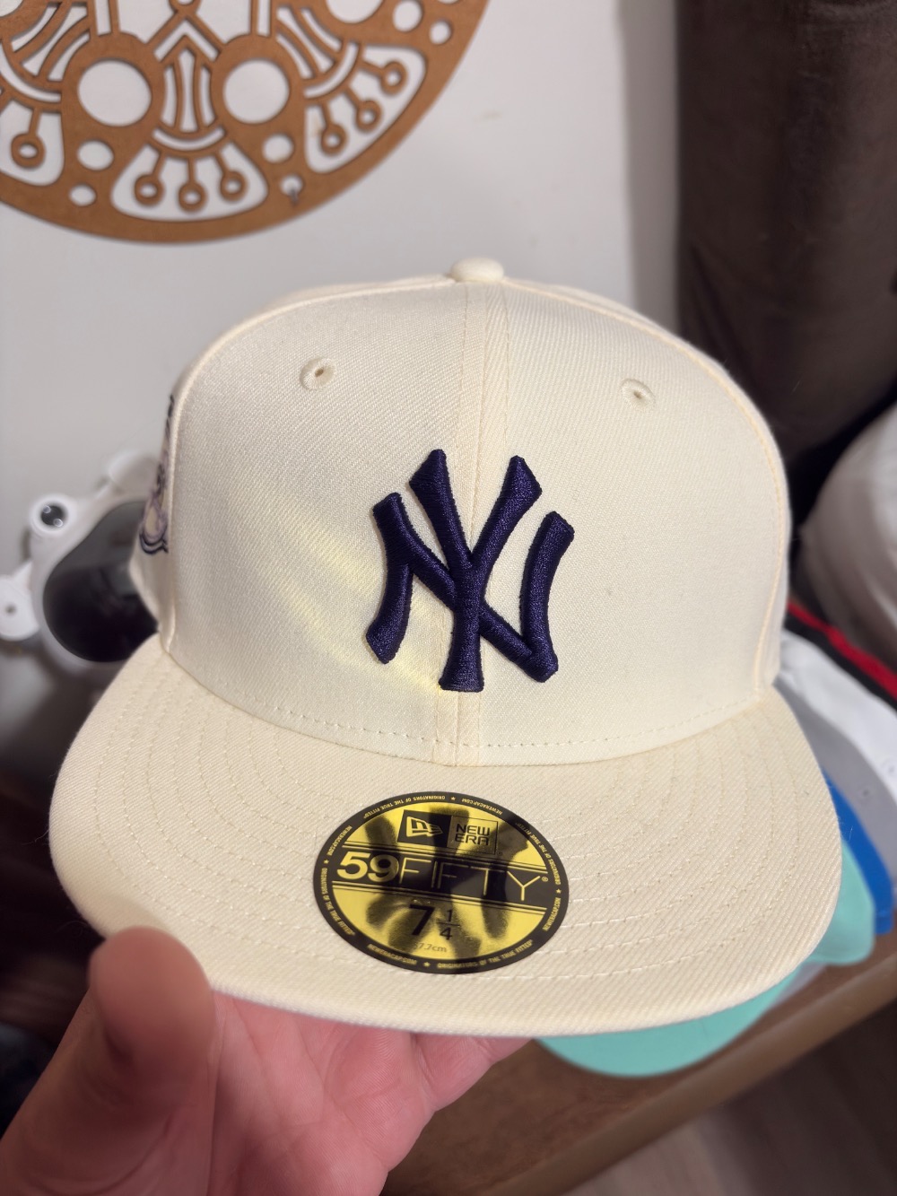 Boné New Era New York Yankees Jackie Robinson Day 59FIFTY Fitted Navy — 7-1/4, Novo