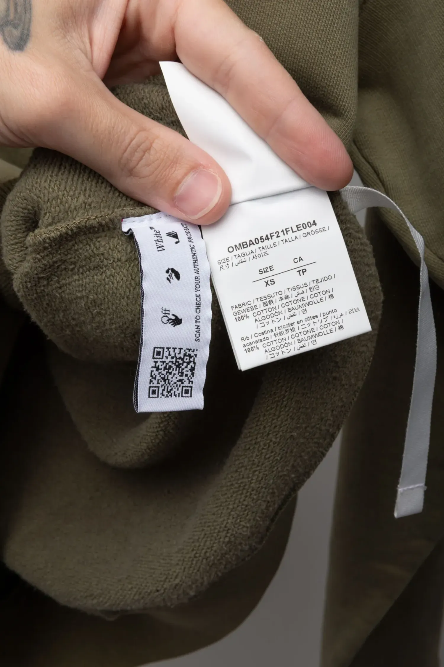 Foto 4 de Crewneck Off-White Green Moss — PP, Novo