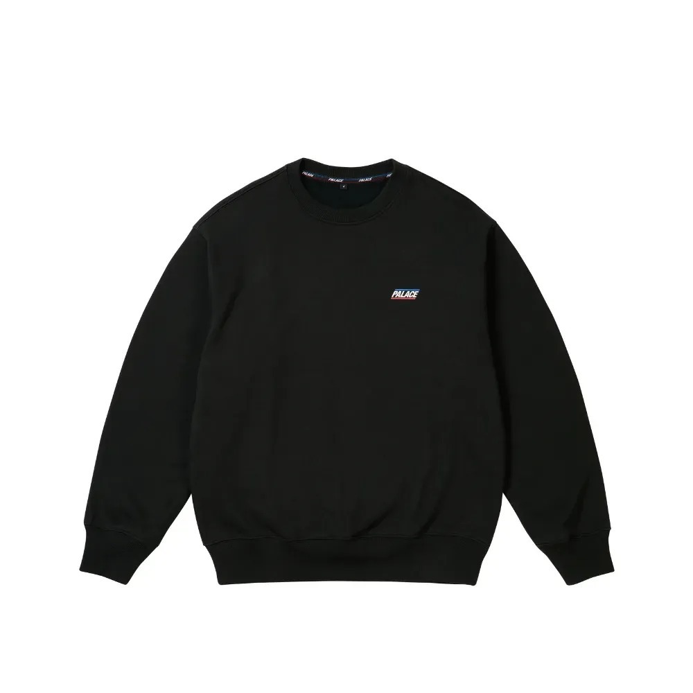 Moletom Palace Basically a Crew Black — G / XG, Novo