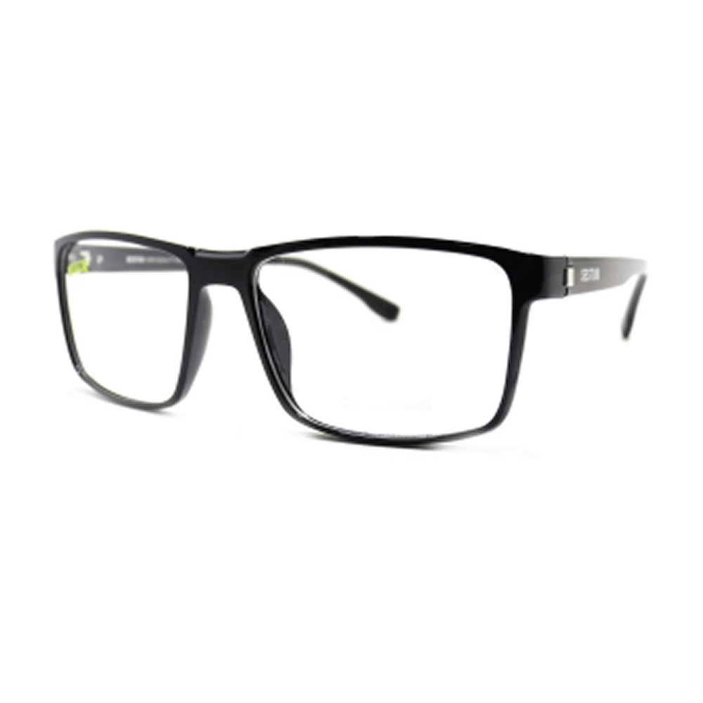 Armação de Óculos de Grau Sestini SE1008 Masculino Quadrado Acetato Preto