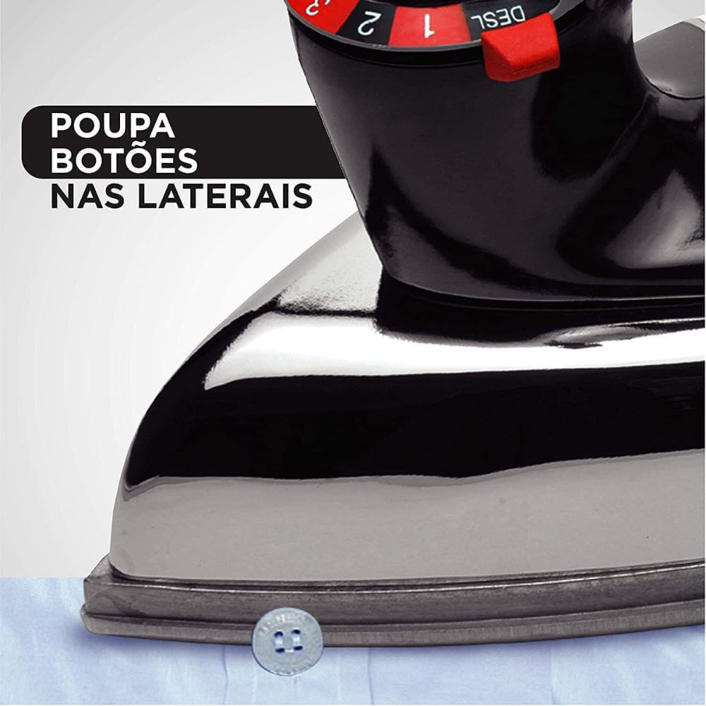Foto 2 de Ferro de Passar a Seco Black&Decker VFA1110TM2 Preto 127V