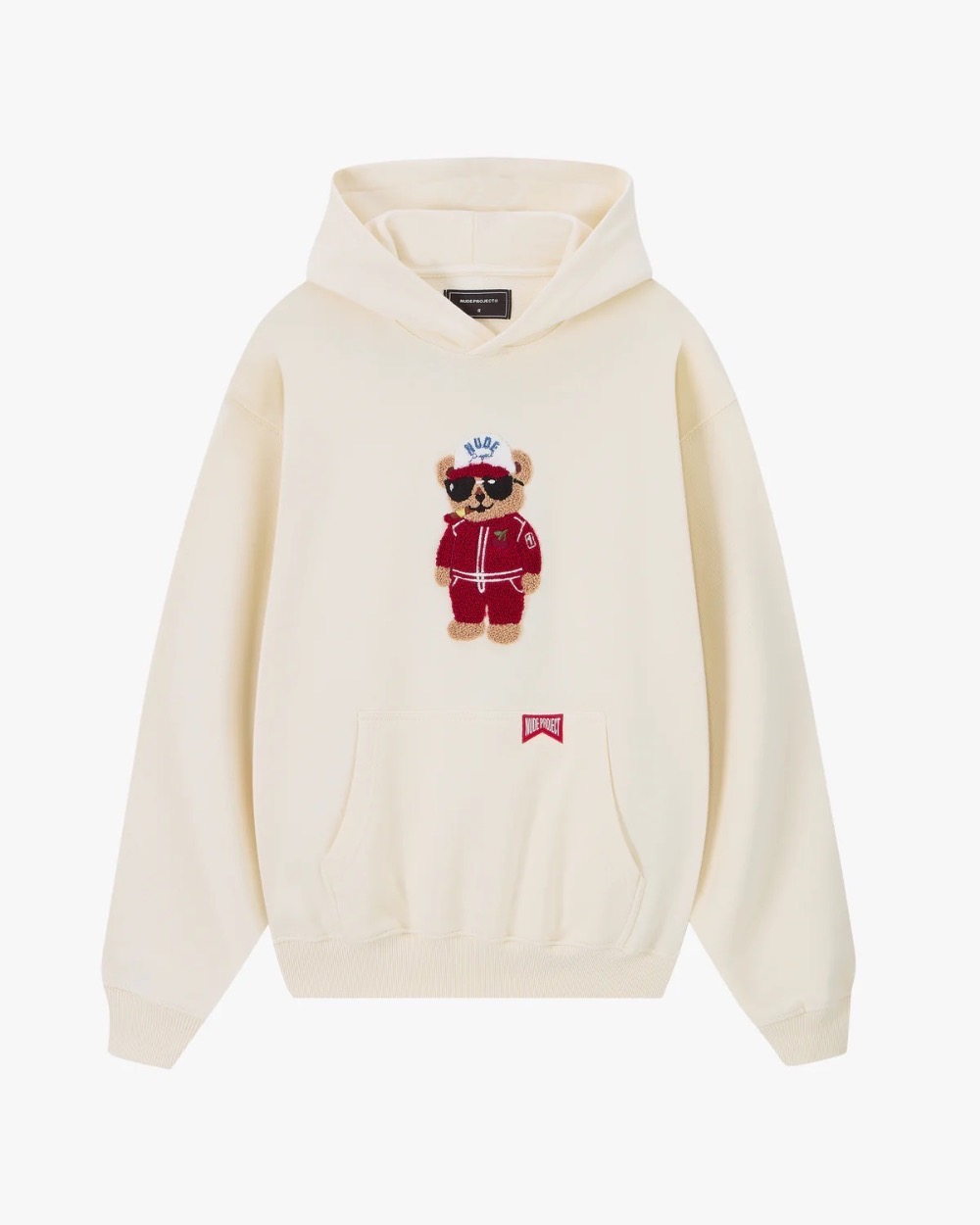 Moletom Nude Project Turbo Ted Hoodie Marshmallow — PP / P / M / G / XXG, Novo