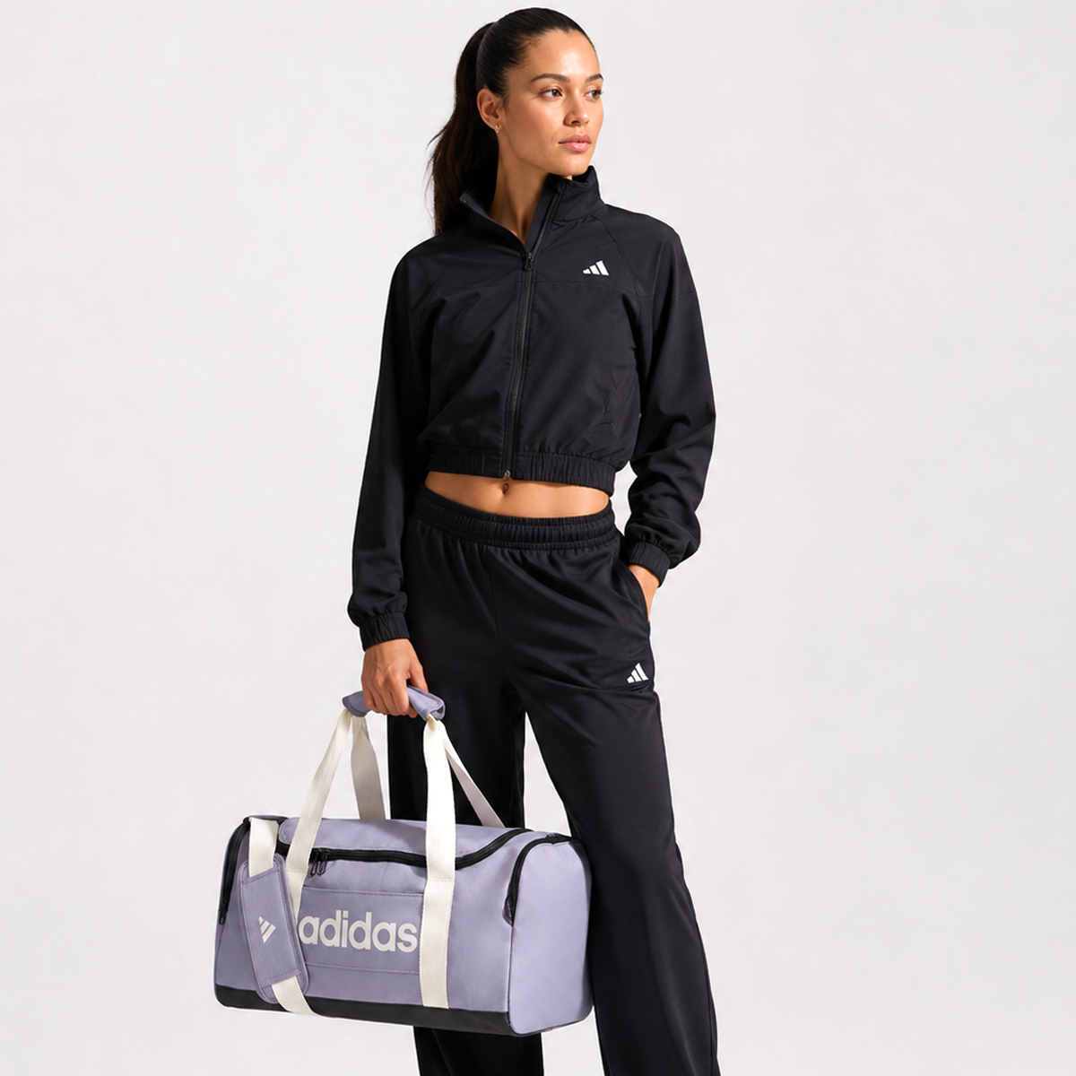 Mala Adidas Linear Duffel Lilás