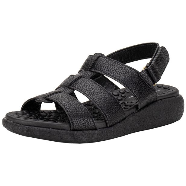 Sandália Feminina Flat Modare 7206205 PRETO 34