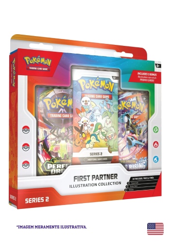 Box Coleção Parceiro Inicial Série 2 Pokémon TCG EN-US — Único, Novo