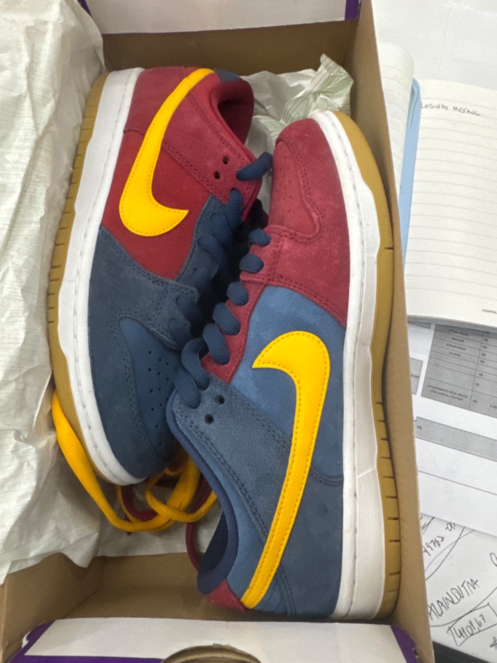 Nike SB Dunk Low Pro Barcelona — 39, Novo