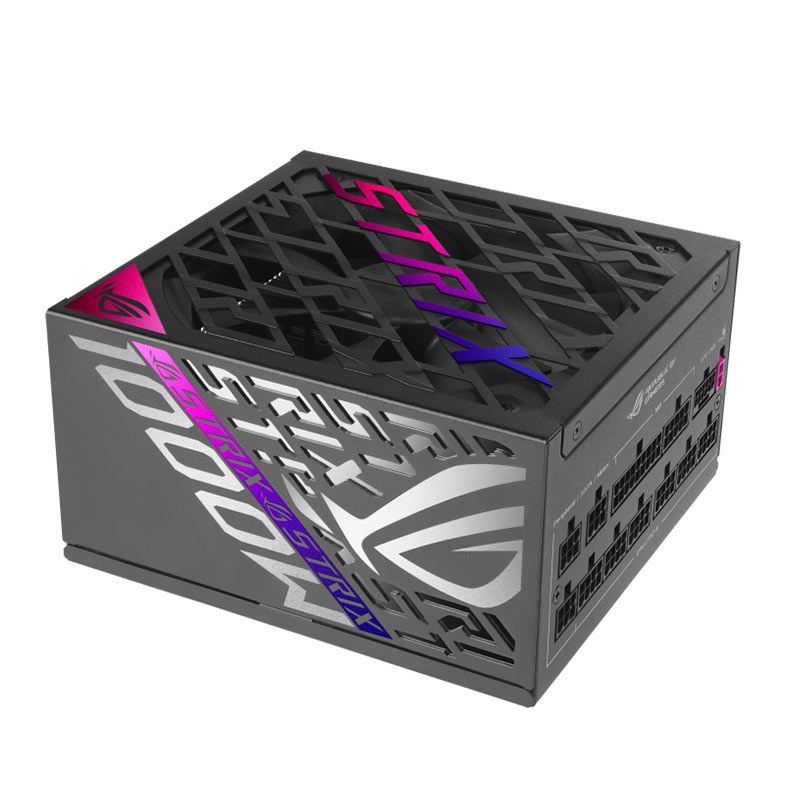 Fonte Asus ROG STRIX, 1000W, Full Modular, ATX 3.1, PCIe 5.1, 80 Plus Platinum, Preto, ROG-STRIX-1000P-GAMING