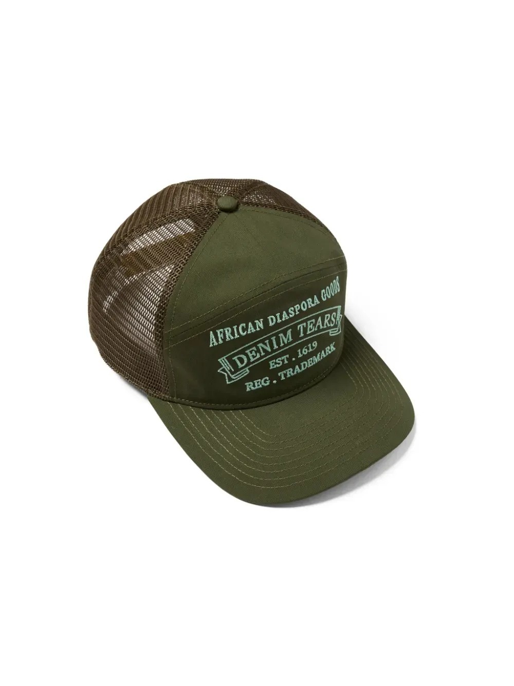 Boné Denim Tears Libertas Patch Ranger Cap Olive Green — Único, Novo