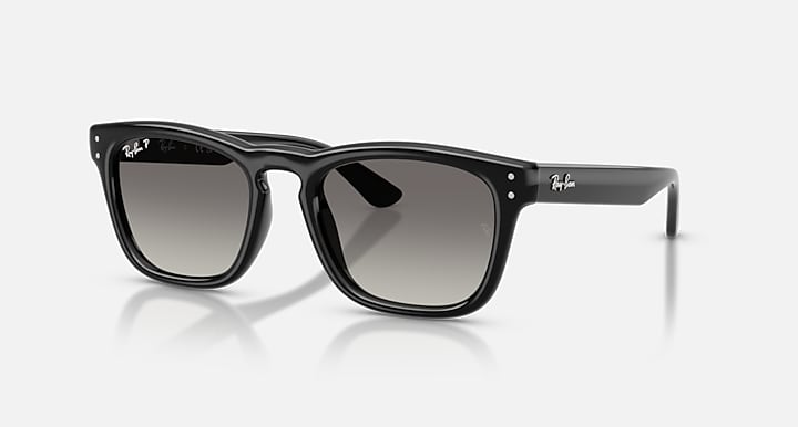 Ray-Ban Óculos De Sol Rb2238 Polarizado - Quadro Preto Lente Cinza 52-20