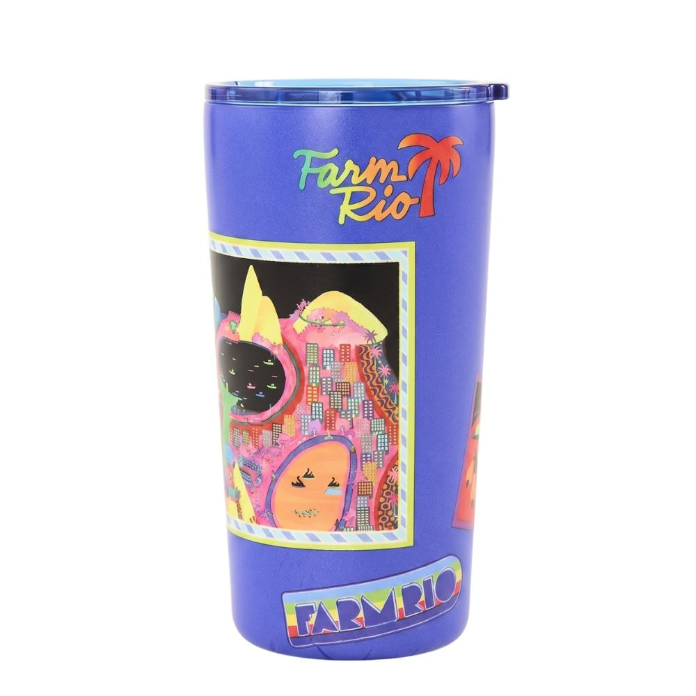 Copo Glub Esporte Patch Rio Azul 500ml - Farm