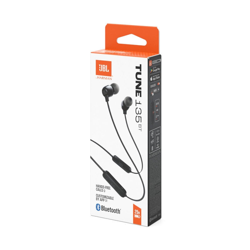 Foto 5 de Fone de Ouvido JBL Tune 135BT Preto