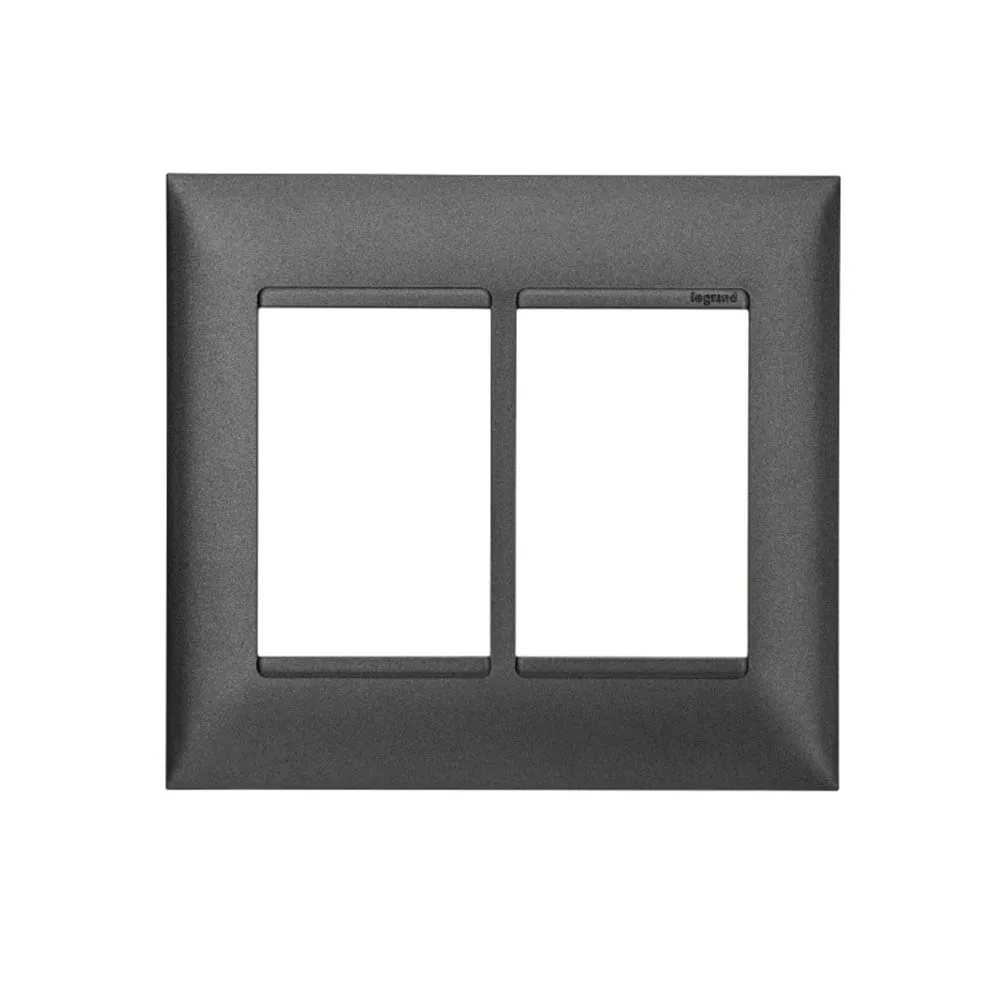 PLACA 3+3 POSTOS 4X4 PRETO ONIX - PIAL PLUS+ PIAL