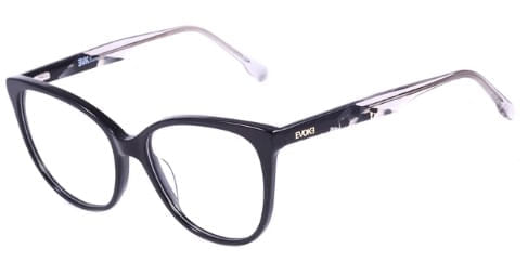Armação de Óculos de Grau Evoke, modelo EVK RX60, cor A01