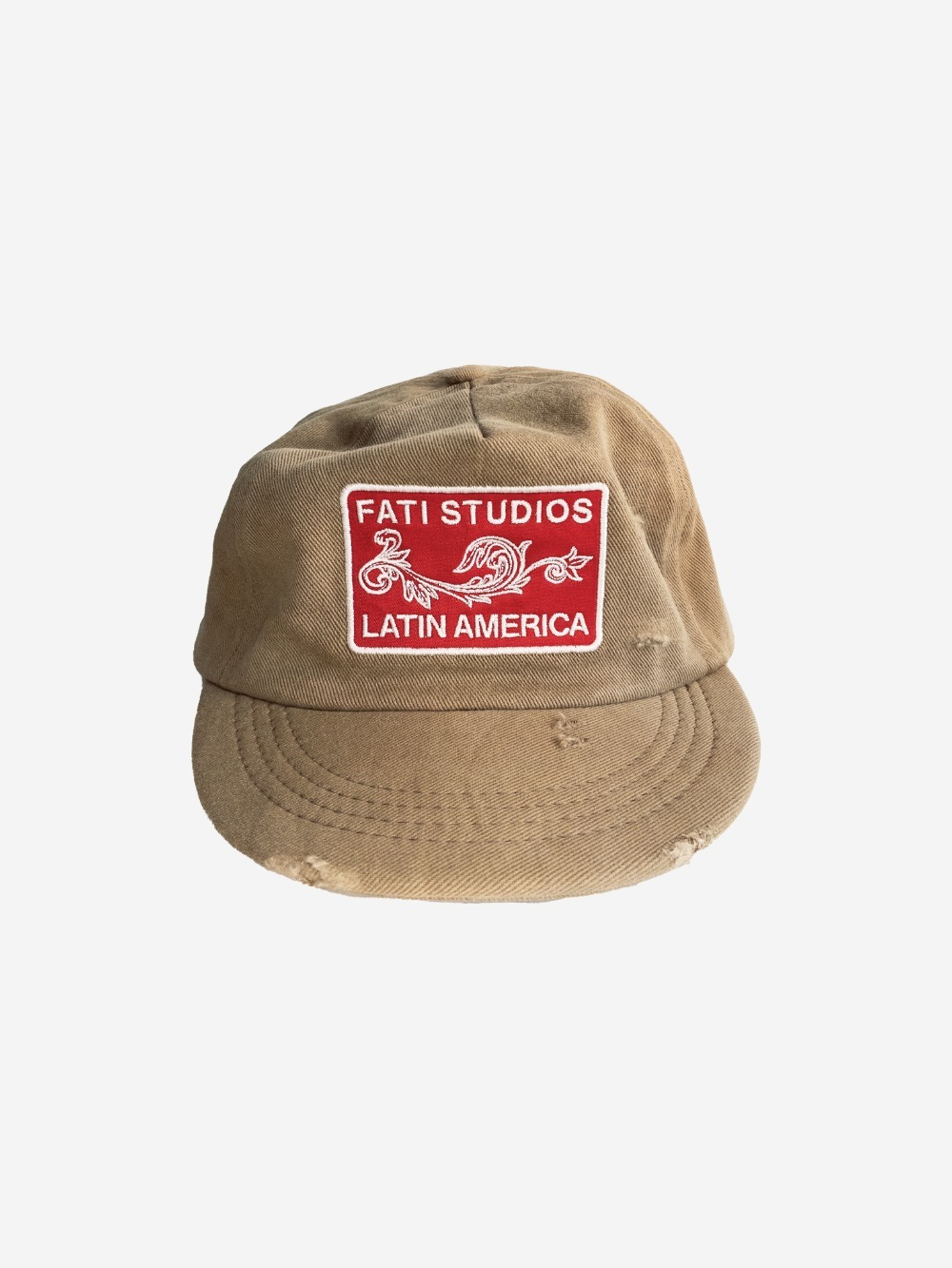 Boné Fati Studios Latam Destroyed Tan — Único, Novo