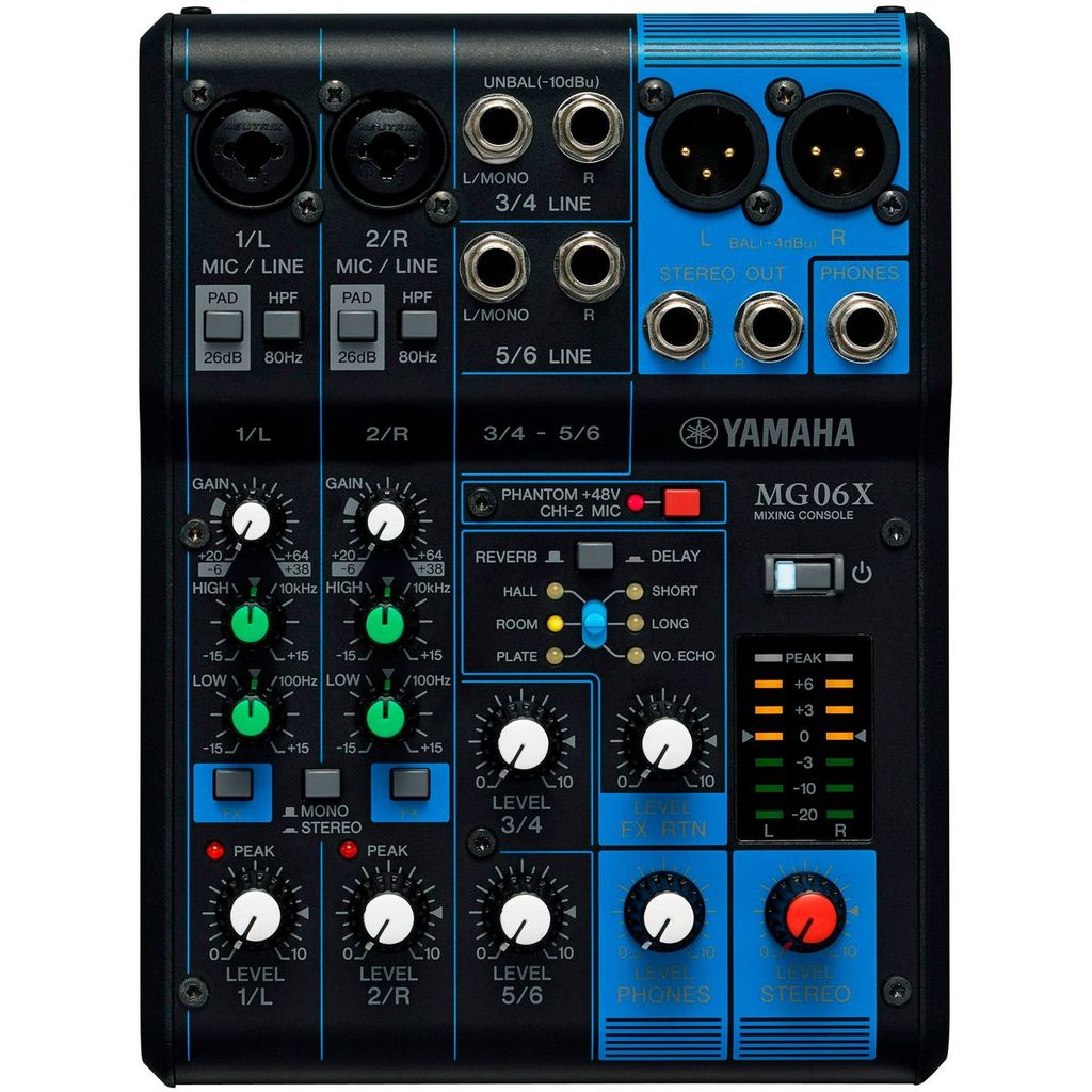 Mesa Yamaha Mg06X Com Efeito