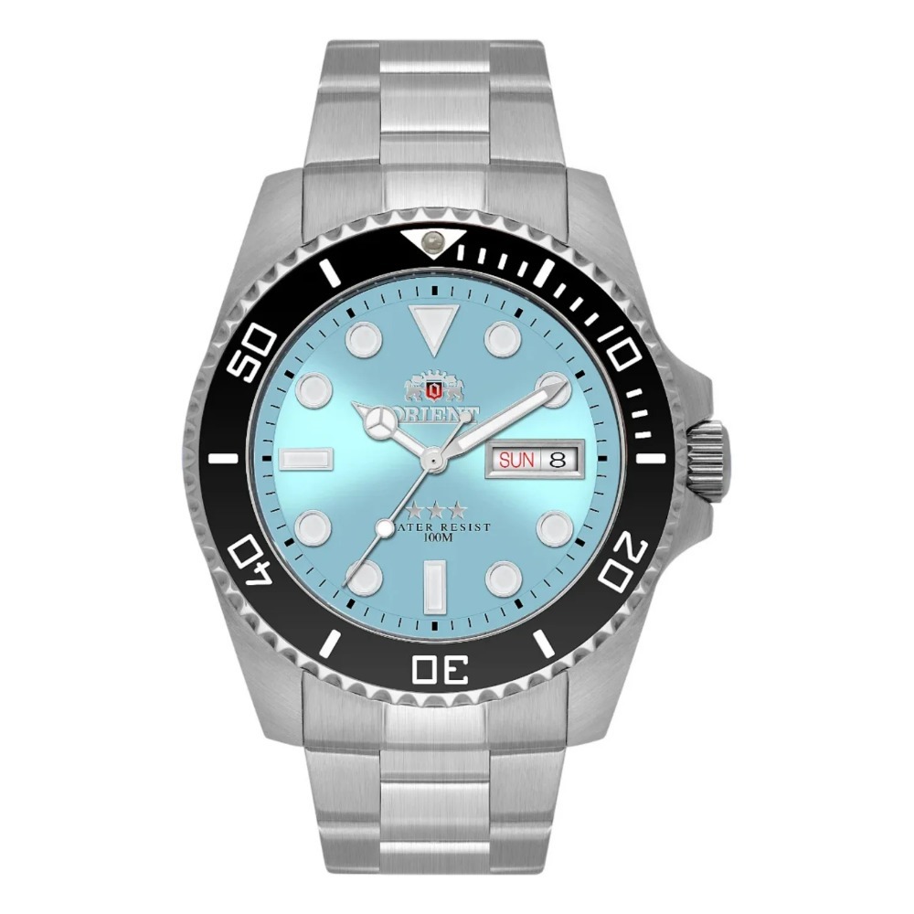 Relógio Orient Submariner NH3SS010 Light Blue 42 mm — Único, Novo
