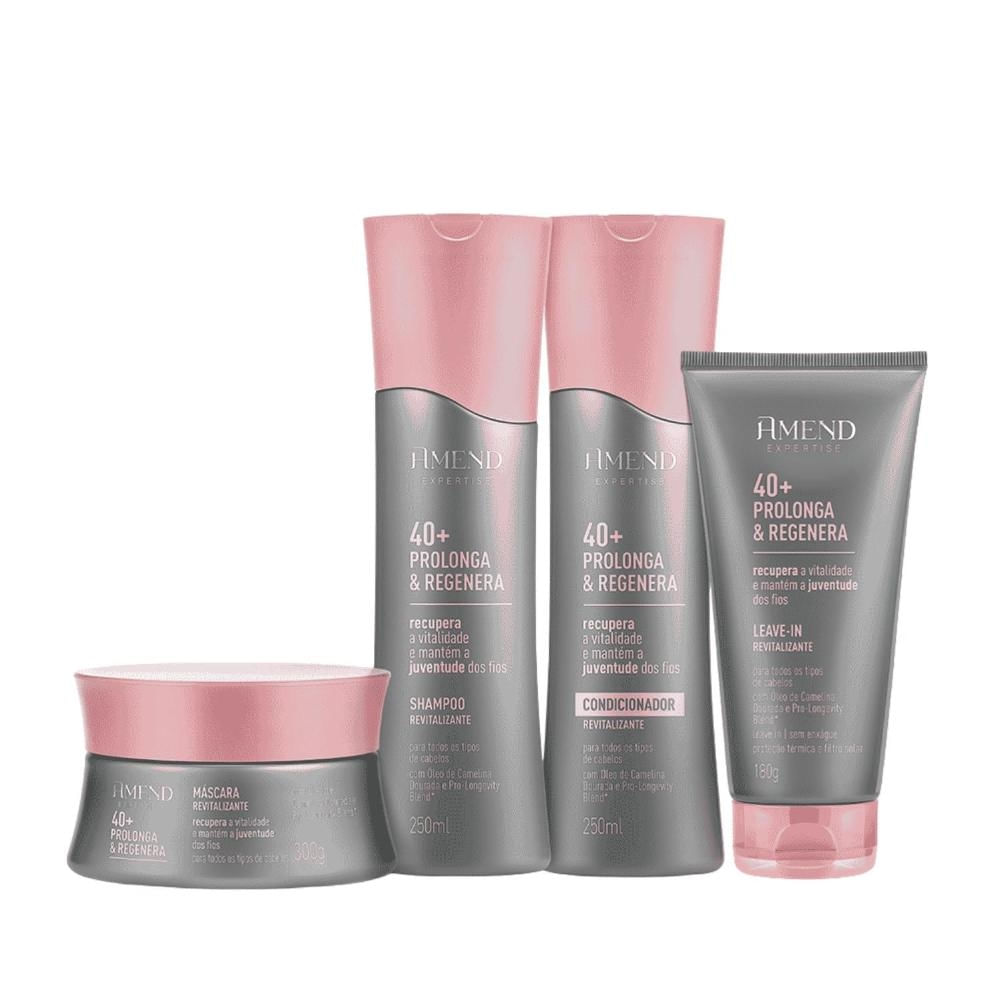 Kit Amend Prolonga & Regenera 40+ Tratamento 4 Itens