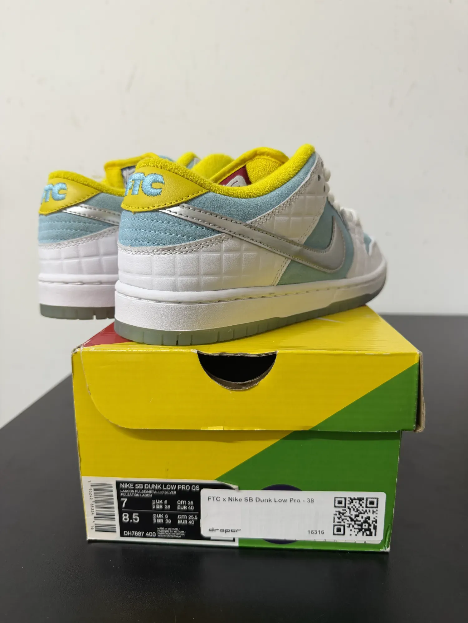 Foto 2 de FTC x Nike SB Dunk Low Pro — 38, Novo