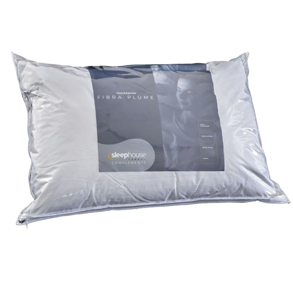 Foto 2 de Conjunto de Travesseiros Fibra Plume - Sleep Complements U