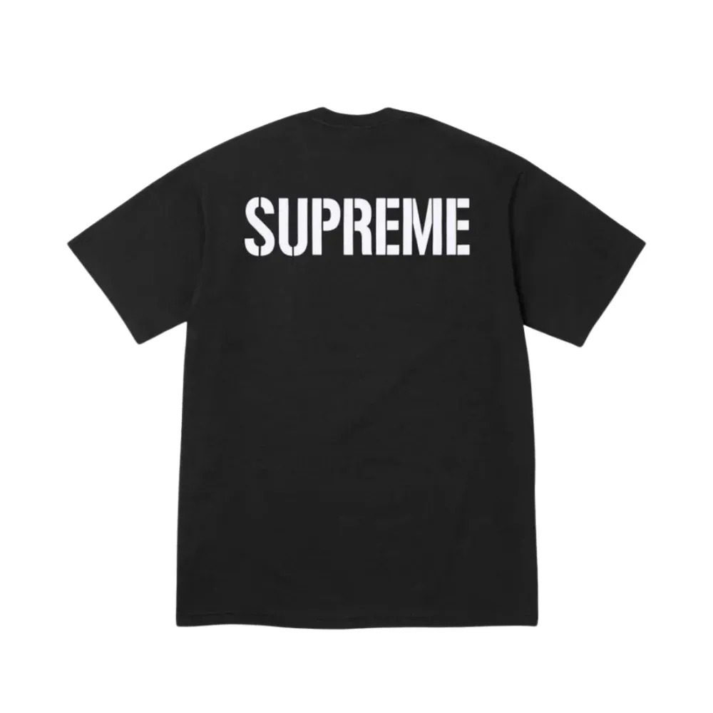 Camiseta Supreme World Famous Black SS26-W1 — XG, Novo