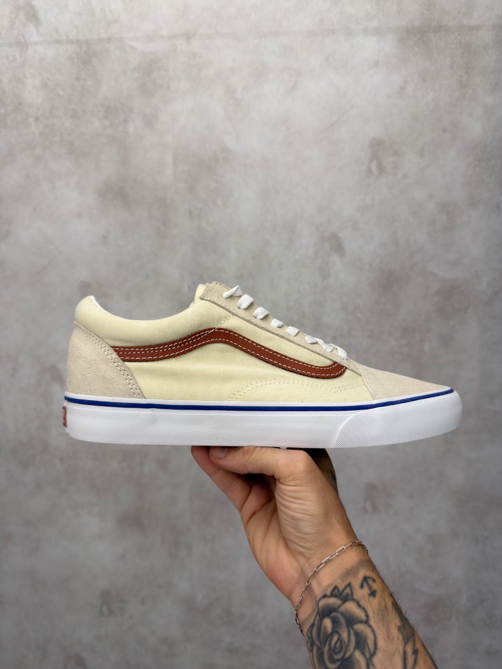 Vans Old Skool Tri-Tone Turtledove Brick Red — 39 / 41 / 43, Novo