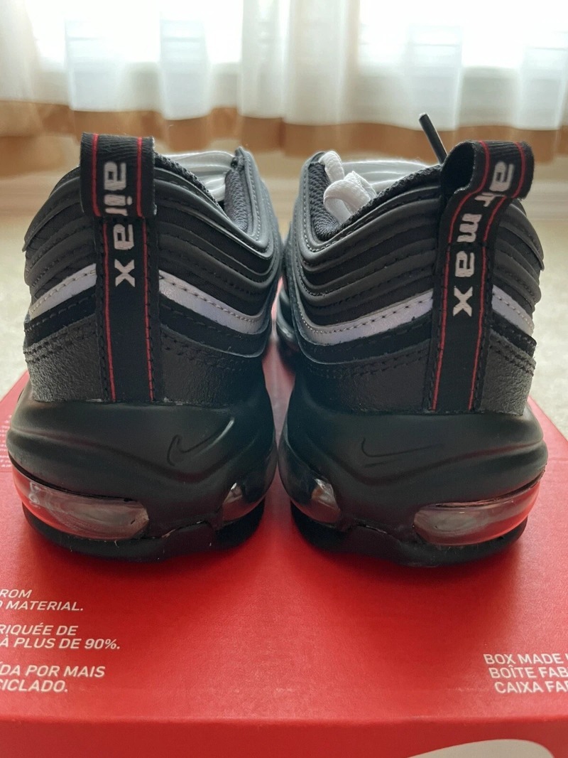 Foto 2 de Nike Air Max 97 Black White Red — 43, Novo
