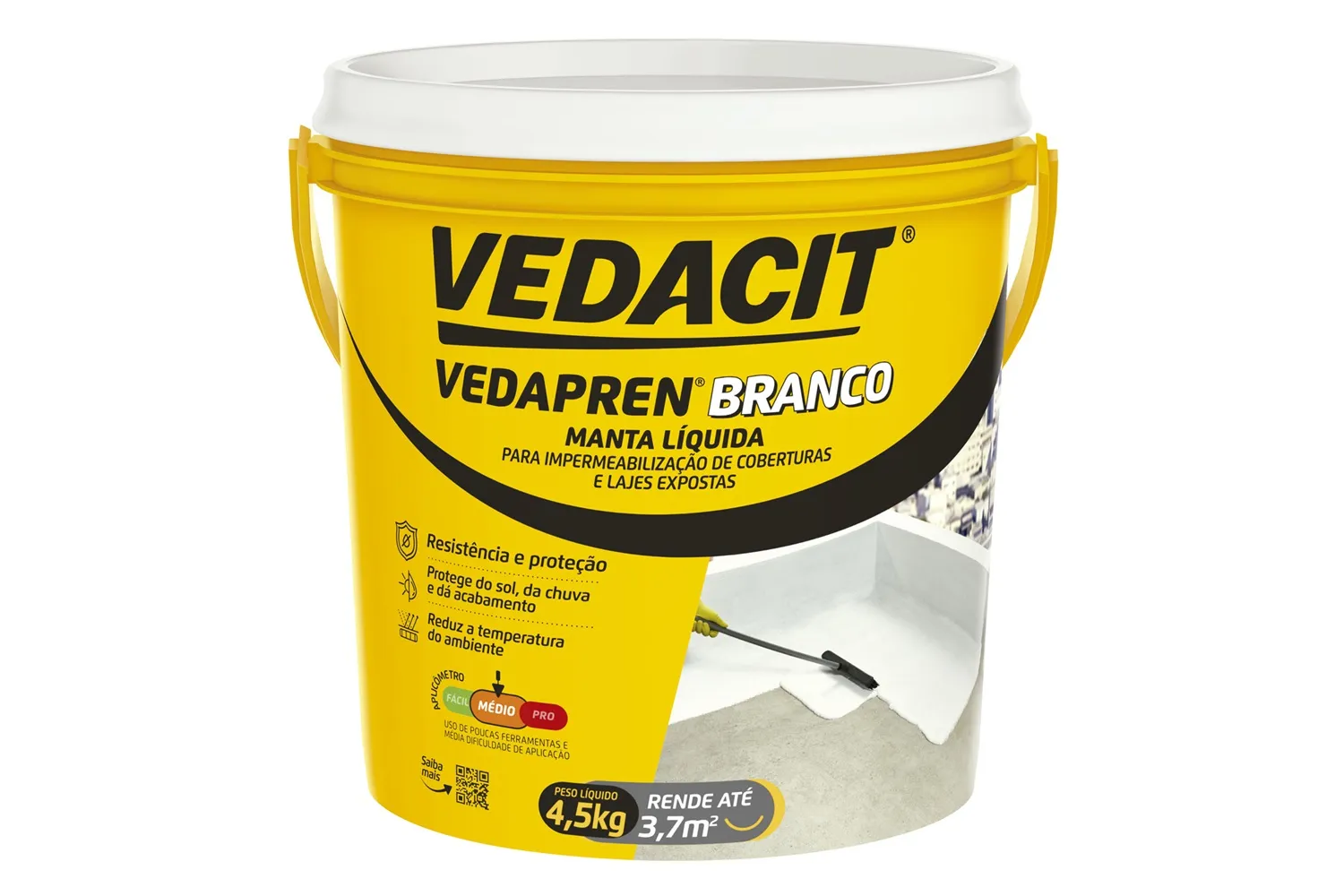 VEDAPREN BRANCO 4,5 KG VEDACIT