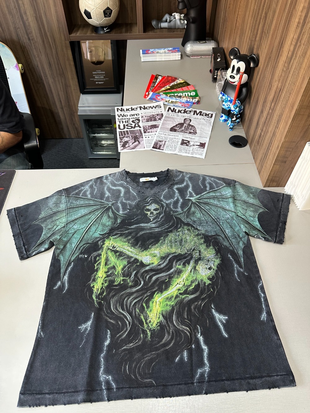 Camiseta Vale Lives Forever Grim Big Tee Black — M, Novo